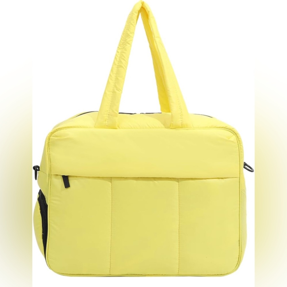 Puffy Tote Bag Travel Duffel Bag Puffer Gym Bag Puffy Weekender Bag